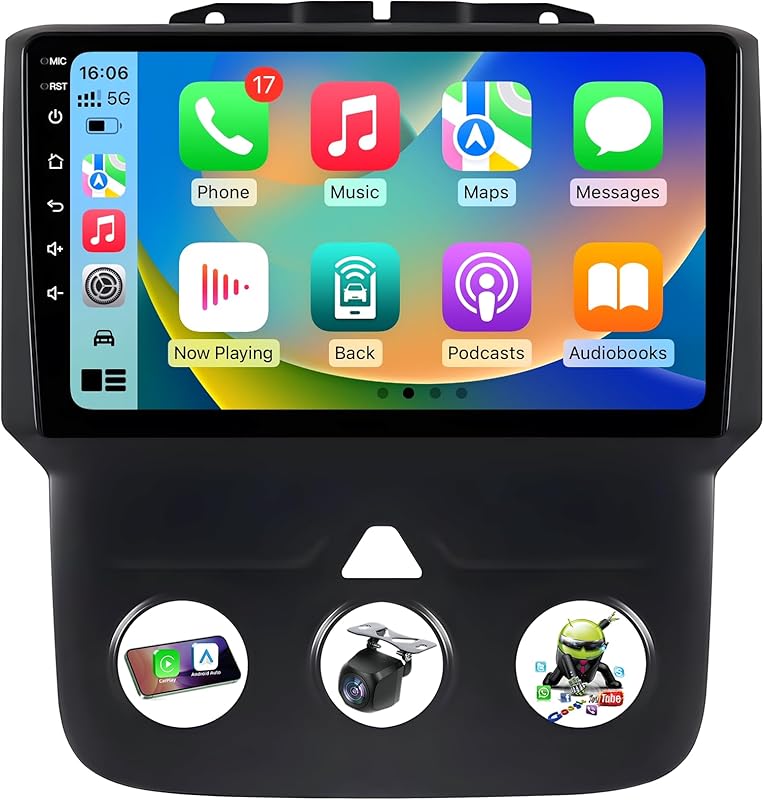 Fortdows Andriod Radio Dodge 1500 2013 2018